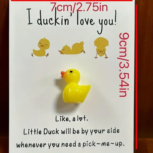 I DUCKin’ Love You! Pocket card - Picture 2 of 2